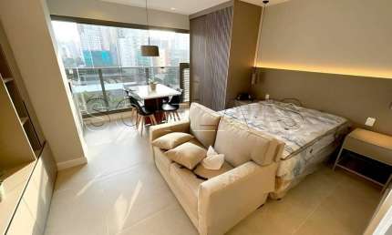 Residencial DSG Itaim disponível para locação com 27m², 1 dormitório ao lado da Av. Santo Amaro.