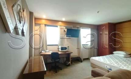 Flat Wyndham Ibirapuera disponível para venda, 27m², 1 dormitório e 1 vaga de garagem