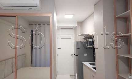 Residencial Hub Vila Madalena, studio disponível para locação com 25m² e 01 dormitório.