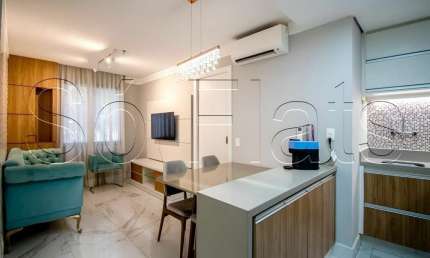 Flat Adagio Moema,. disponível para venda com 37m², 1 dormitório e 1 vaga de garagem