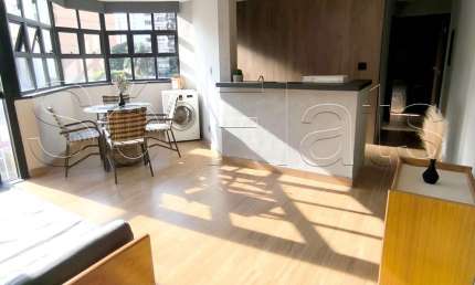 Flat disponível para locação bem localizado próx da Avenida Santo Amaro e Metrô Campo Belo.