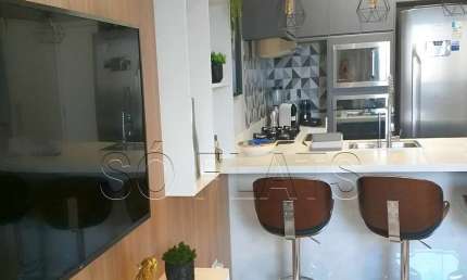Apto Le Bougainville, disponível para locação com 55m², 01 dormitório e 01 vaga de garagem.