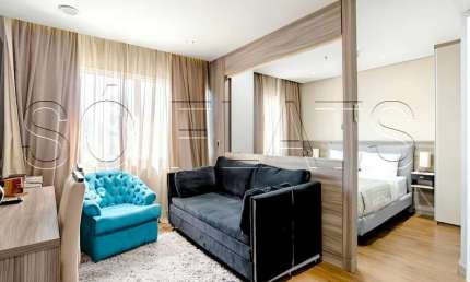 Apto Radisson Vila Olímpia, disponível para locação com 31m² com 01 dorm e 01 vaga de garagem