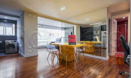 Apto no Residencial Bela Cintra contendo 52m², 1 dormitório e 1 vaga de garagem.