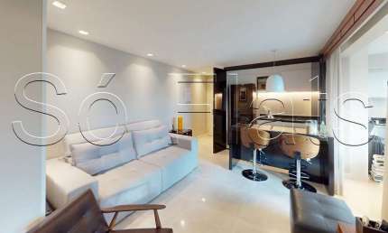 Flat no Gran Estanconfor Veranda Berrini disponível para locação contendo 60m², 02 dorms e 01 vaga.