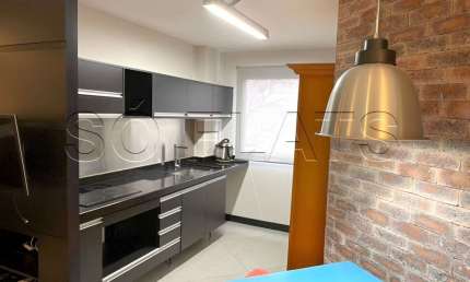 Residencial Vila Nova Concept, disponível para locação com 35m², 1 dormitório e 1 vaga de garagem.