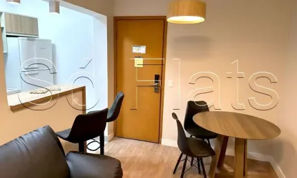 Mercure SP Berrini, apto disponível para locação contendo 43m², 01 dormitório e 01 vaga.