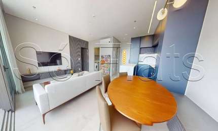 Residencial JFL125, flat disponível para locação contendo 116m², 2 dormitórios e 1 vaga.