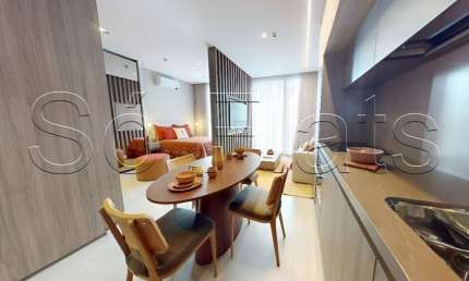 Residencial JFL125, flat disponível para locação contendo 60m², 1 dormitório e 1 vaga.