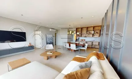 Residencial JFL125, flat disponível para locação contendo 166m², 3 dormitórios e 1 vaga.