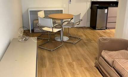 Flat no Saint Thomas com 43m²,1 dormitório e 1 vaga ao lado da Avenida Brigadeiro.