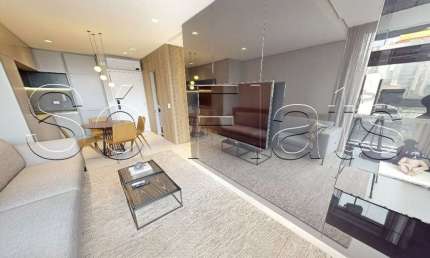 Residencial Luminus Jardins, flat disponível para locação com 44m², 01 dorm e 01 vaga de garagem..