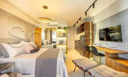 PUQ Perdizes by You.inc, apto disponível para locação contendo 25m² e 1 dormitório.