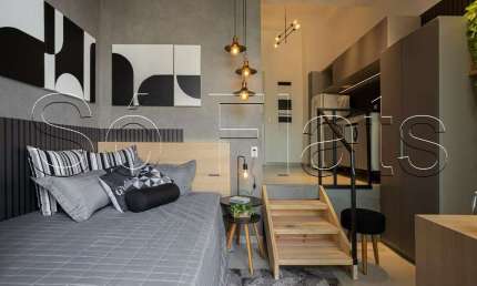 Apto disponível para locação com 28m² e 1 dorm, muito bem localizado ao lado da PUC e Av Sumaré.