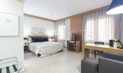Flat no Tryp Tatuapé disponível para locação com 28m², 01 dormitório e 01 vaga de garagem.