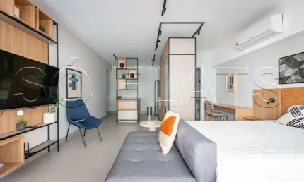 Residencial Landing Campo Belo, Studio disponível para venda com 45m², 1 dormitório e 1 vaga