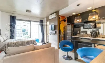 Residencial indi vila olímpia, studio com 35m², 01 dormitório e 01 vaga de garagem
