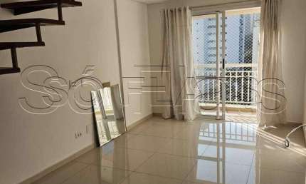 Choice Panamby, flat disponível para locação com 63m², 01 dormitório e 01 vaga.
