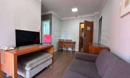 Mercure SP Berrini, flat disponível para locação com 43m², 2 dormitórios e 1 vaga.
