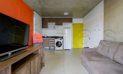 Studio no Residencial BK30 no centro da cidade disponível para venda com 41m², 1 dormitório e 1 vaga
