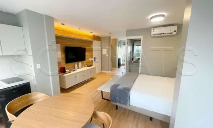 Residencial DSG Itaim disponível para locação com 28m², 1 dormitório ao lado da Av. Santo Amaro.