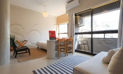 Flat Quality Paulista disponível para venda com 30m², 1 dormitório e 1 vaga de garagem