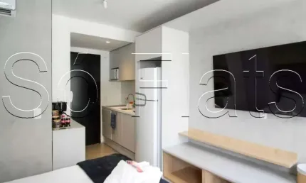 Apto disponível para locação no bairro de moema contendo 30m² e 1 dormitório.