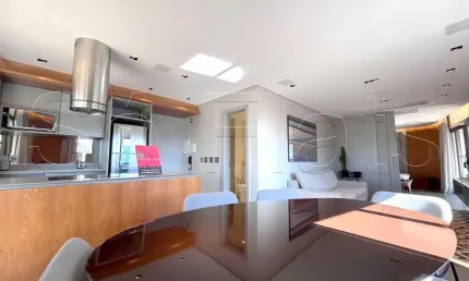 Pininfarina, apto totalmente luxuoso disponível para locação contendo 96m², 01 dormitório e 4 vagas.