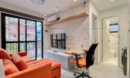 Residencial Flow Perdizes, flat disponível para compra contendo 27m² e 1 dormitório.