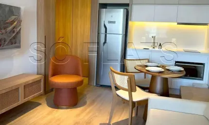 Studio Today Pinheiros, flat disponível para locação com 32m² e 01 dormitório.