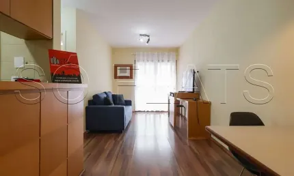 London, apto disponível para locação contendo 42m², 01 dormitório e 01 vaga nos jardins.