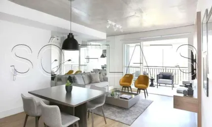 Residencial geo berrini, apto disponível para venda com 63m², 01 dormitório e 01 vaga de garagem