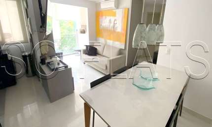 Flat entre a Vila Olímpia e o Brooklin, ótima localização, próximo a Av. dos Bandeirantes.