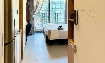 Residencial voxx vila nova, apto disponível para locação com 25m² e 01 dormitório