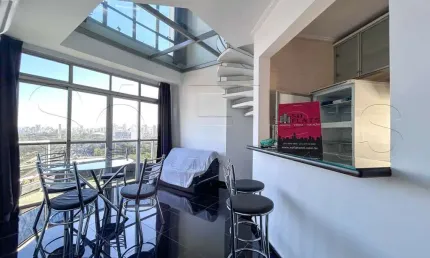 Studio Quasar, apartamento duplex disponivel para locação com 41m², 1 dormitório e 1 vaga