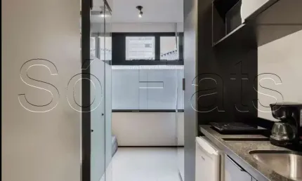 Vn novo higienópolis, studio disponível para locação com 10m² e 1 dormitório.