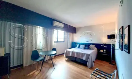 Flat wyndham são paulo berrini disponível para venda com 29m², 01 dormitório e 01 vaga de garagem