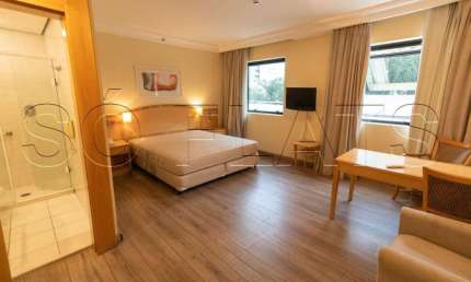 Tryp Higienópolis - Flat próximo ao Mackenzie totalmente mobiliado disponível para locação.
