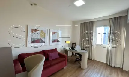 Flat quality alphaville disponível para venda com 39m², 01 dormitório e 01 vaga de garagem