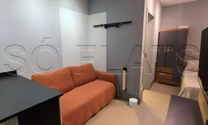 Mobi one liberdade, flat disponível para locação contendo 38m² e 01 dormitório no centro.