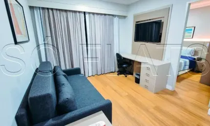 Flat the palace, apartamento disponível para venda com 33m², 1 dormitório e 1 vaga de garagem