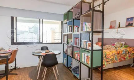 Flat slaviero moema, apartamento disponível para venda com 26m², 1 dormitório e 1 vaga de garagem