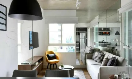 Residencial geo berrini, apto disponível para locação com 62m², 01 dormitório e 01 vaga de garagem.
