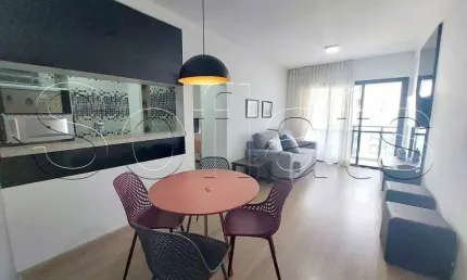 Flat para locação no saint peter contendo 45m², 1 dormitório e 1 vaga de garagem.