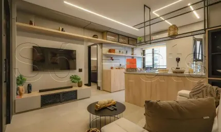 Flat ritz disponível para venda com 48m², 1 dormitório e 1 vaga de garagem