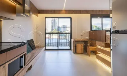 Studio vibe pinheiros, apto disponível para locação com 33m² e 1 dormitório.
