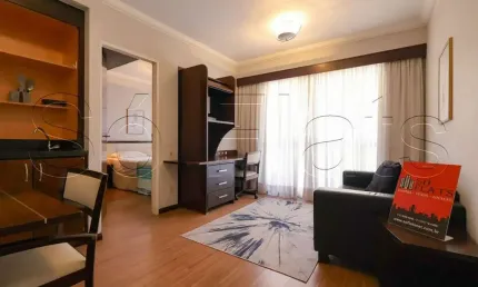 The palace, flat disponível para locação contendo 33m², 01 dormitório e 01 vaga de garagem.