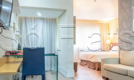 Flat transamérica berrini disponível para venda com 32m², 01 dormitório e 01 vaga de garagem