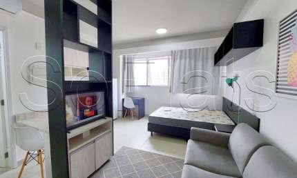 Apartamento mobiliado ao lado da Av. Paulista com 1 dormitório disponível locação