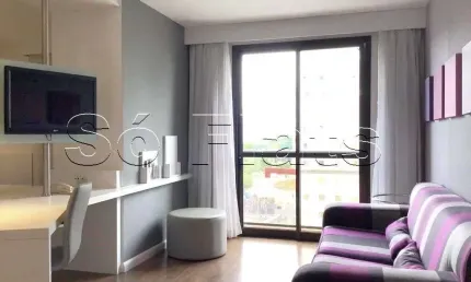 Mercure SP Paraíso, flat disponível para locação contendo 33m², 1 dormitório e 1 vaga.